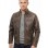 Men Dark Brown Leather Cafe Racer Jacket | Premium Distressed Waxed Coffee Moto Blouson | Vintage Antique Cocoa Diamond Quilted Biker Coat