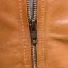Men Ginger Tan Leather Bomber Jacket | Premium Smooth Cognac Flight Blouson | Vintage Honey Brown Genuine Nappa MA1 Aviator Statement Coat