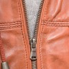 Men Copper Leather Hooded Bomber Jacket | Premium Clay Rust Aviator Field Blouson | Vintage Terracotta Genuine Nappa Multi-Pocket Combat Coat