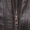 Men Black Leather Jacket with Hood | Premium Modular Café Racer Motorcycle Blouson | Fitted Genuine Sheepskin Ribbed Shoulder Streetwear Coat