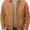 Men Brown Leather Jacket | Premium Coffee Tan Flight Bomber Blouson | Vintage Umber Genuine Cowhide Windproof High Neck Cargo Coat