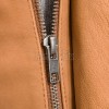 Men Brown Leather Jacket | Premium Coffee Tan Flight Bomber Blouson | Vintage Umber Genuine Cowhide Windproof High Neck Cargo Coat