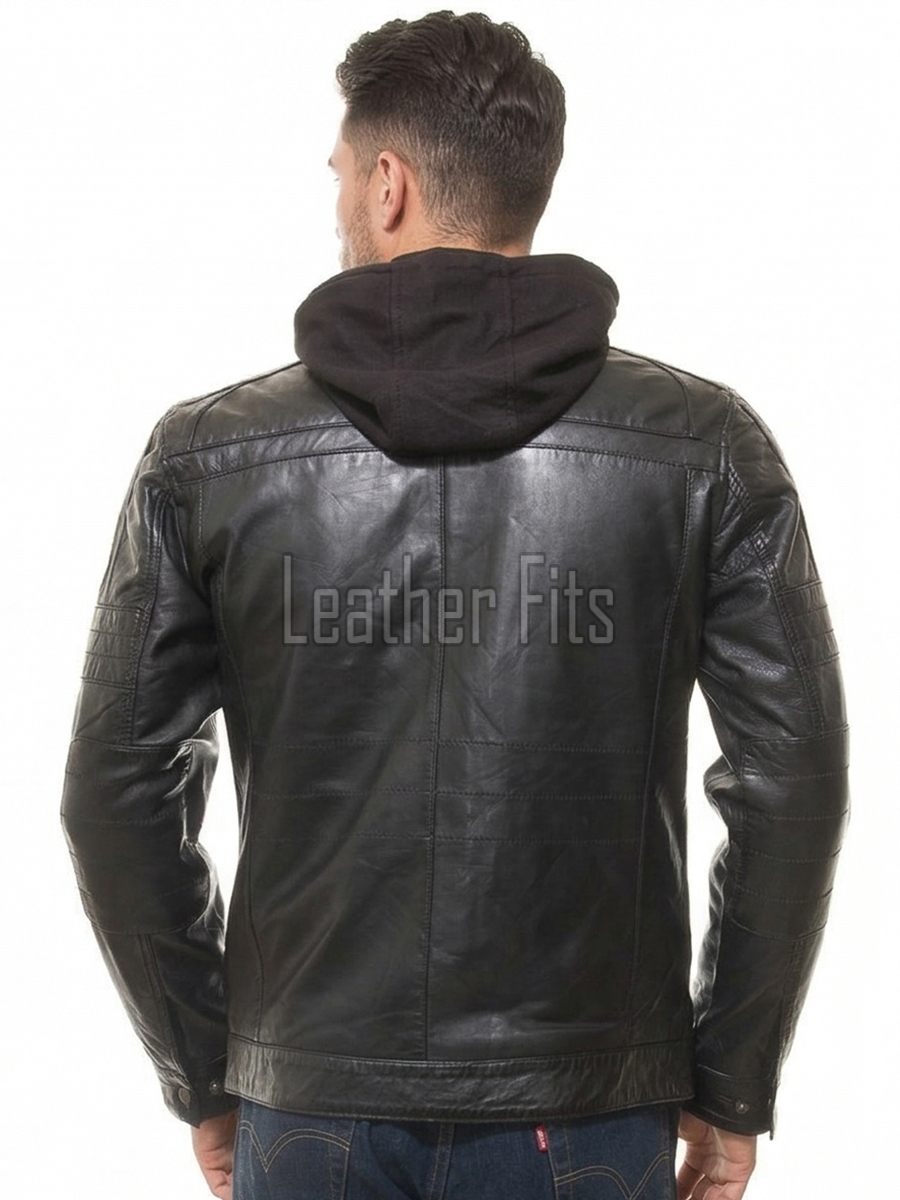 Men's Premium Vintage Coffee Tan Leather Jacket | Top-Grain Cowhide Flight Blouson with Funnel Neck and Storm Flap for Men