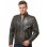 Men's Slim Fit Distressed Brown Leather Biker Jacket | Vintage Cafe Racer Motorcycle Genuine Leather Outerwear with Quilted Shoulders