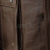 Men Dark Brown Leather Long Coat | Premium Sheepskin Tailored Field Overcoat | Luxury Business Formal Winter Evening Trench Jacket
