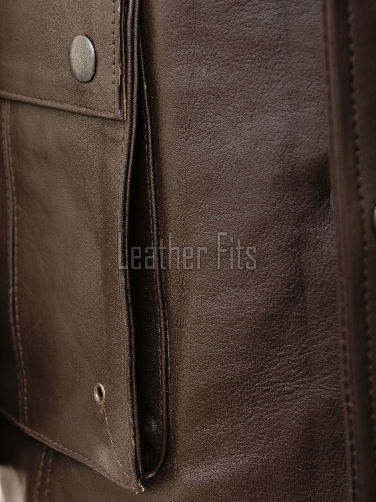 Men Dark Brown Leather Long Coat | Premium Sheepskin Tailored Field Overcoat | Luxury Business Formal Winter Evening Trench Jacket