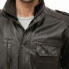 Men Black Leather Long Coat | Premium Lambskin Tailored Field Overcoat | Luxury Dual Closure Smart Business Formal Winter Trench Jacket