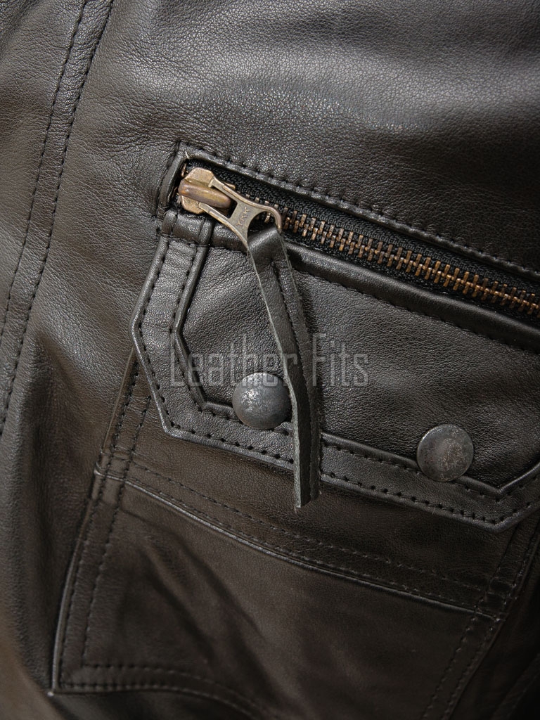 Men Black Leather Long Coat | Premium Lambskin Tailored Field Overcoat | Luxury Dual Closure Smart Business Formal Winter Trench Jacket