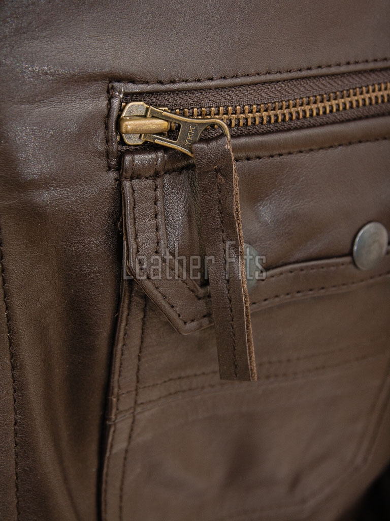 Men Dark Brown Leather Long Coat | Premium Lambskin Tailored Field Overcoat | Luxury Dual Closure Smart Business Formal Winter Trench Jacket