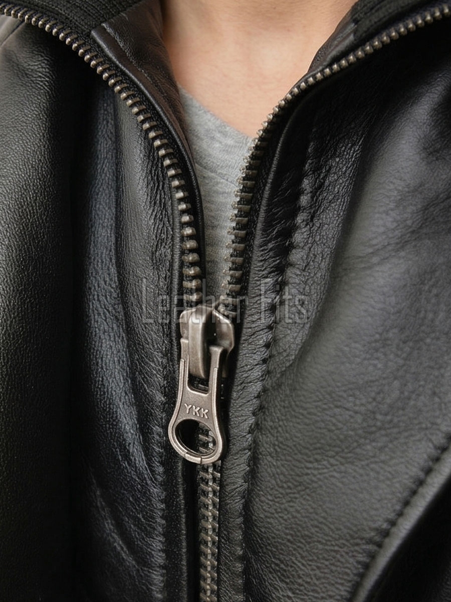 Men Black Leather Long Coat | Premium Lambskin Tailored Military Overcoat | Luxury Double Layer Smart Business Formal Winter Trench Jacket
