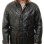Men Black Leather Parka Long Coat | Premium Sheepskin Tan Accent Hooded Duster | Luxury Executive Urban Winter Storm Trench Jacket