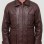 Men Burgundy Leather Long Coat | Luxury Sheepskin Hooded Field Parka | Elite Smart Business Formal Maroon Winter Trench Utility Jacket