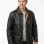 Men Black Leather Car Coat | Premium Lambskin Tan Piping Overcoat | Luxury Urban Smart Business Formal Winter Duster Trench Jacket