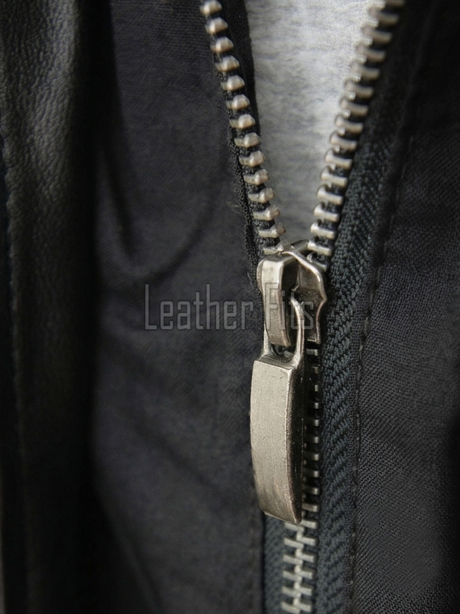 Men Black Leather Winter Coat | Premium Sheepskin Faux Fur Trimmed Duster | Luxury Business Formal Onyx Heavy Insulated Trench Jacket