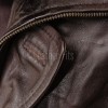 Men Dark Brown Leather Car Coat | Premium Espresso Sheepskin Sherpa Lined Duster | Luxury Business Formal Insulated Cold Weather Jacket