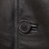 Men Black Leather City Coat | Premium Obsidian Lambskin Tailored Duster | Luxury Professional Winter Mid Length Executive Jacket