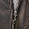 Men Distressed Brown Leather Field Coat | Premium Espresso Lambskin Belted Safari Duster | Luxury Vintage Winter Heavy Utility Overcoat