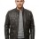 Men Charcoal Leather Quilted Car Coat | Premium Obsidian Sheepskin Moto Duster | Luxury Winter Diamond Stitch Urban Patrol Overcoat