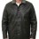 Men Minimalist Black Leather Car Coat | Premium Midnight Lambskin Button Front Duster | Luxury Winter Smooth Grain Urban Overcoat