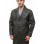 Men Obsidian Black Leather Long Coat | Premium Charcoal Sheepskin Duster Jacket | Luxury Winter Single Breasted Tailored Overcoat