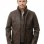 Men Mahogany Brown Leather Car Coat | Luxury Layered Winter Overcoat | Premium Smooth Lambskin Detachable Trim Long Duster Jacket