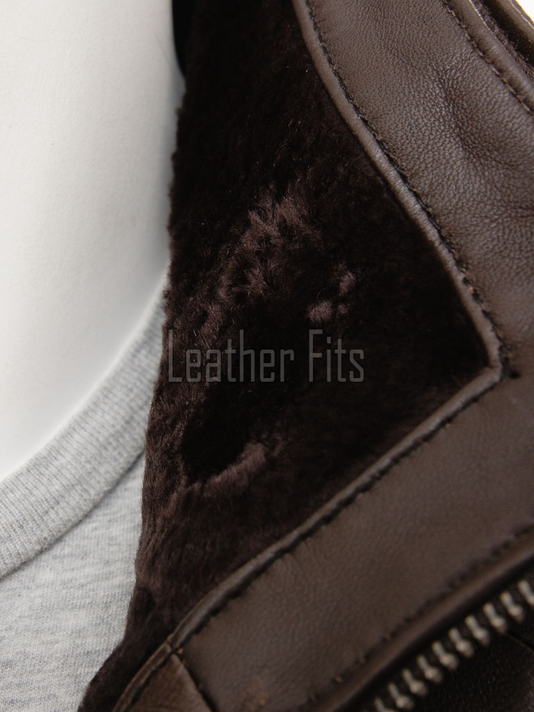 Men Mahogany Brown Leather Car Coat | Luxury Layered Winter Overcoat | Premium Smooth Lambskin Detachable Trim Long Duster Jacket