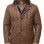 Men Tan Saddle Leather Car Coat | Luxury Winter Shearling Lined Duster Jacket | Premium Cognac Sheepskin Insulated Heavy Overcoat