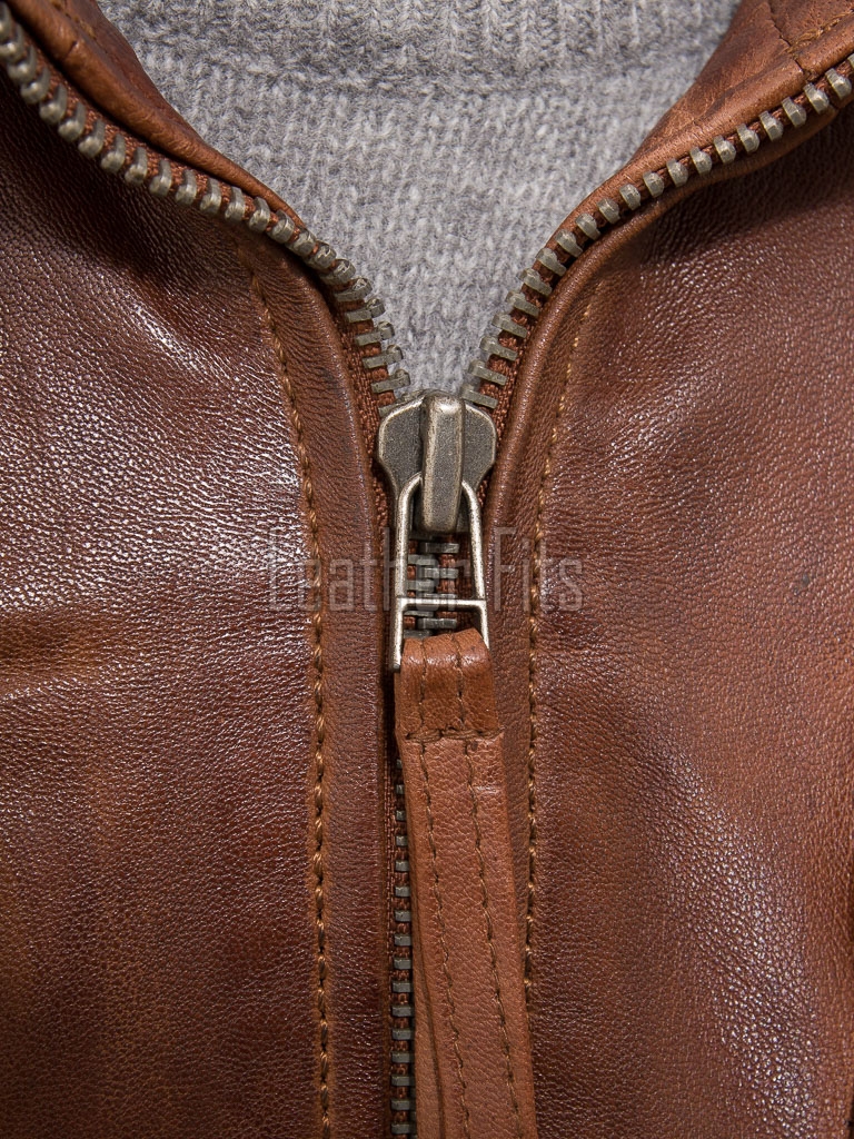 Men Tobacco Brown Leather Car Coat | Luxury Winter Utility Field Overcoat | Premium Lambskin Insulated Mid-Length Snap Pocket Duster