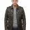 Men Dark Espresso Leather Field Coat | Luxury Winter Military Cargo Parka | Premium Lambskin Insulated Long Officer Car Overcoat