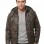 Men Antique Espresso Leather Puffer Coat | Luxury Winter Insulated Hooded Parka | Premium Distressed Lambskin Heavy Car Jacket