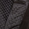 Men Dark Charcoal Suede Car Coat | Luxury Winter Matte Leather Overcoat | Premium Genuine Calfskin Tailored Minimalist Mid-Length Jacket