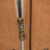 Men Cognac Tan Nubuck Leather Car Coat | Luxury Winter Matte Overcoat | Premium Genuine Sheepskin Tailored Mid-Length Suburban Jacket