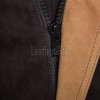 Men Dark Brown Suede Field Coat | Luxury Winter Contrast Trim Overcoat | Premium Genuine Lambskin Tailored Heavy Urban Parka Jacket