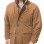 Men Tobacco Suede Raglan Field Coat | Luxury Winter Contrast Trim Parka | Premium Genuine Lambskin Tailored Longline Heavy Jacket