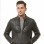 Men Dark Brown Leather Jacket - Premium Genuine Sheepskin Café Racer Slim Fit Motorbike Biker Coat Casual Sleek Minimalist Outerwear