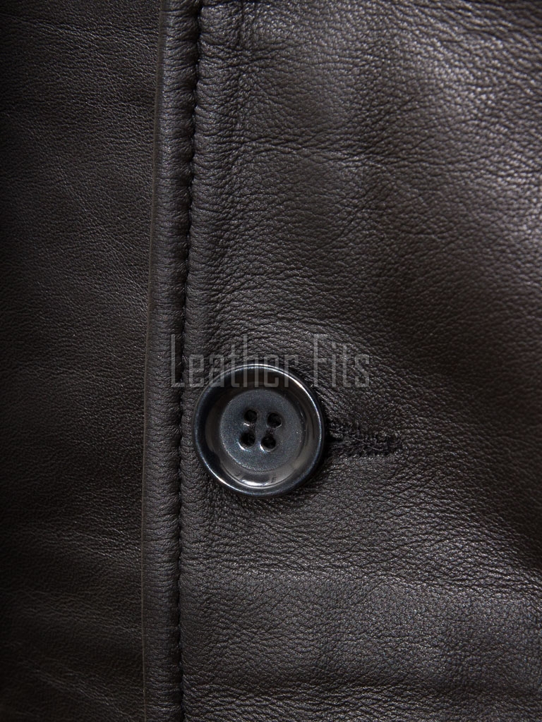 Men Black Leather Tailored Vest | Luxury Genuine Lambskin Fitted Waistcoat | Premium Sleek Sleeveless Evening Layering Jacket