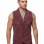 Men Burgundy Suede Tailored Vest | Luxury Genuine Wine Lambskin Waistcoat | Premium Soft Matte Sleeveless Evening Layering Jacket