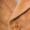 Men Tobacco Suede Tailored Vest | Luxury Genuine Camel Lambskin Waistcoat | Premium Soft Matte Sleeveless Smart Casual Layering Jacket
