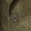 Men Olive Green Suede Vest | Luxury Genuine Sage Lambskin Waistcoat | Premium Soft Matte Sleeveless Country Gentleman Layering Jacket