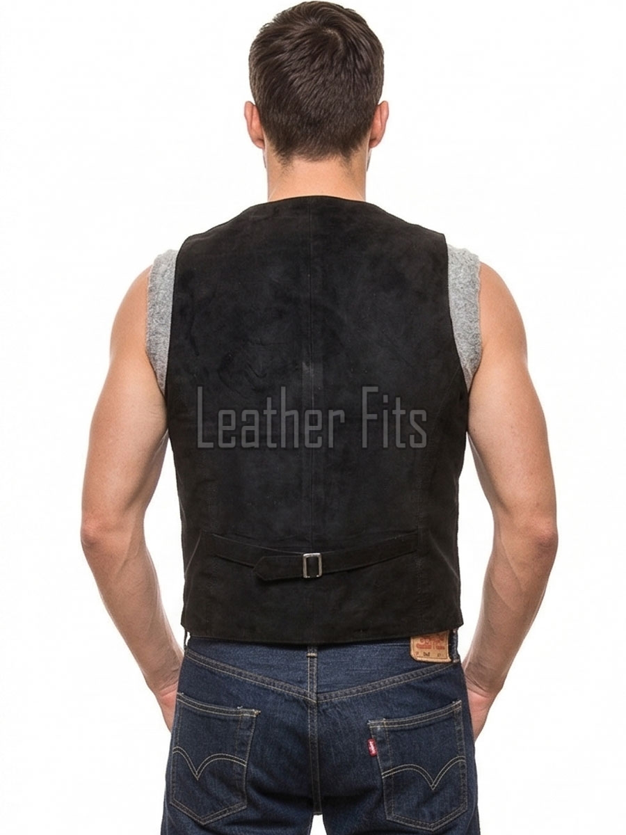 Men Olive Green Suede Vest | Luxury Genuine Sage Lambskin Waistcoat | Premium Soft Matte Sleeveless Country Gentleman Layering Jacket