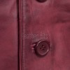 Men Maroon Leather Vest | Luxury Genuine Burgundy Sheepskin Gilet | Premium Distressed Crimson Sleeveless Semi Formal Waistcoat Jacket
