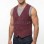 Men Merlot Suede Vest | Luxury Genuine Plum Lambskin Waistcoat | Premium Soft Matte Burgundy Sleeveless Evening Dress Gilet Jacket