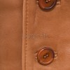 Men Tan Leather Vest | Luxury Genuine Cognac Lambskin Waistcoat | Premium Sleek Sleeveless Ochre Smart Casual Tailored Gilet Jacket