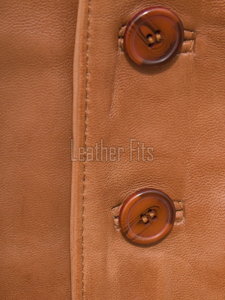 Men Tan Leather Vest | Luxury Genuine Cognac Lambskin Waistcoat | Premium Sleek Sleeveless Ochre Smart Casual Tailored Gilet Jacket