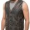 Men Distressed Leather Vest | Luxury Genuine Charcoal Sheepskin Waistcoat | Premium Antique Weathered Bronze Sleeveless Moto Biker Gilet