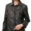 Sleek Onyx Black Leather Tailored Blazer - Women's Classic Single Breasted Button Up Structured Fit Premium Lambskin Corporate Smart Garment
