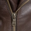 Women's Luxury Chocolate Brown Leather Biker Jacket - Fitted Asymmetrical Real Soft Cowhide Motorcycle Coat with Waist Belt & Epaulets