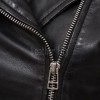 Women's Luxury Black Leather Biker Jacket - Slim Fit Asymmetric Genuine Lambskin Motorcycle Statement Classic Moto Cafe Racer Coat