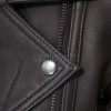 Women's Luxury Black Leather Biker Jacket - Slim Fit Asymmetric Genuine Lambskin Motorcycle Statement Quilted Sleeve Cafe Racer Coat