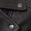 Women's Luxury Jet Black Leather Biker Jacket - Slim Fit Asymmetric Genuine Lambskin Motorcycle Statement Diamond Quilted Rider Coat